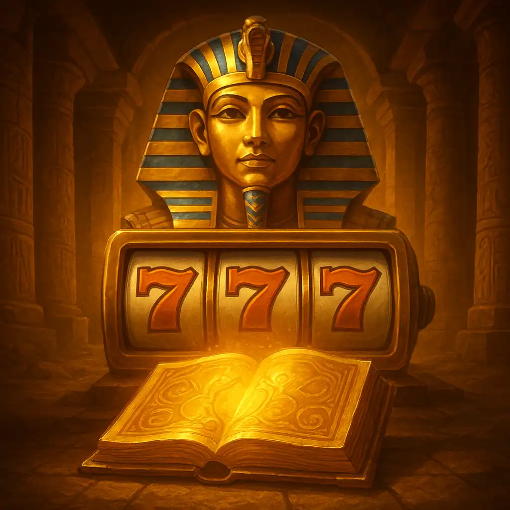 Ramses Book slot artwork with Egyptian pharaoh theme